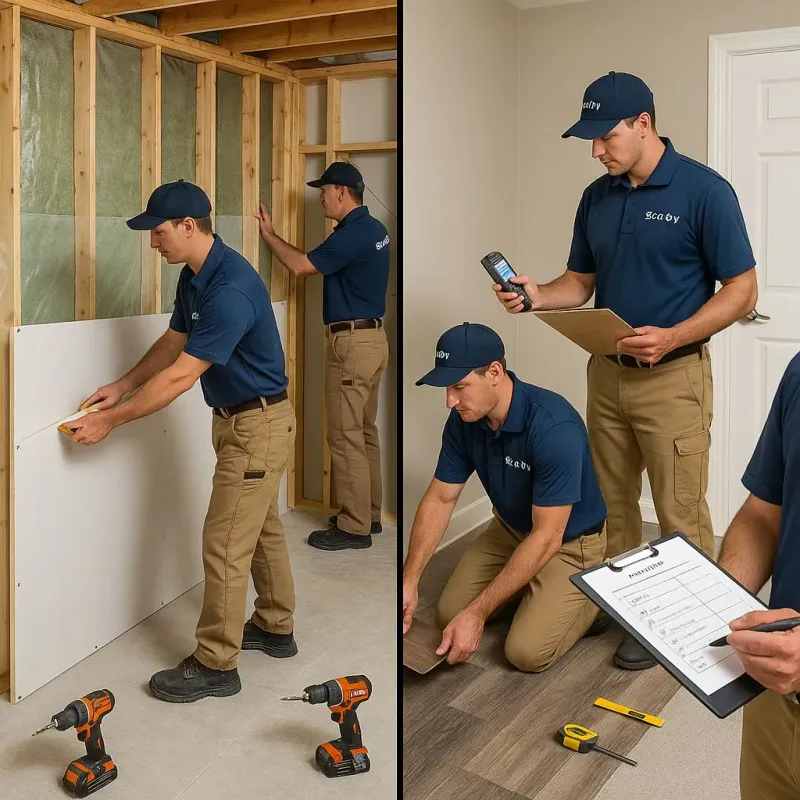 Repairs and Reconstruction process in Pageland, SC
