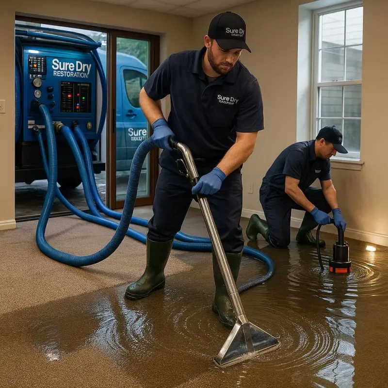 Water Extraction and Removal process in Pageland, SC